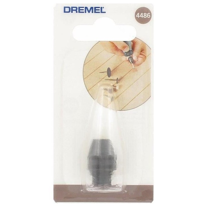 Mandrin Universel Autoserrant - DREMEL - 4486 - Accessoires de perçage - Changement facile Mandrin Universel Autoserrant - DREMEL - 4486 - Accessoires de perçage - Changement facile