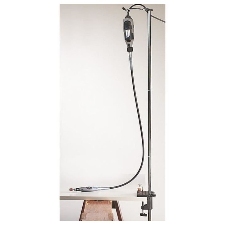 Support vertical de suspension - DREMEL - 2222 - Acier - H : 30-107 cm - Gris Support vertical de suspension - DREMEL - 2222 - Acier - H : 30-107 cm - Gris