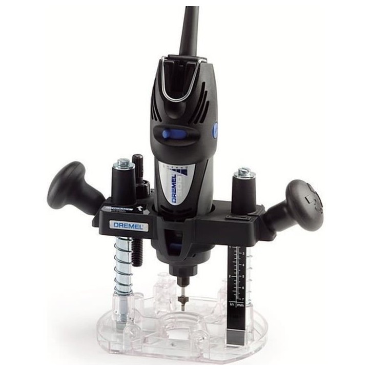 Defonceuse plongeante DREMEL 335 - Pour outil multi-usage type 3000 ou 4000 - Bois - Gris Defonceuse plongeante DREMEL 335 - Pour outil multi-usage type 3000 ou 4000 - Bois - Gris