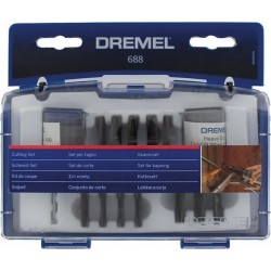 Coffret 69 accessoires DREMEL 688 - Assortiment de 68 disques a tronç
