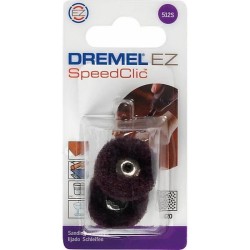 Lot de 2 Tampons abrasifs DREMEL S512 (EZ SpeedClic, Diametre 25mm, Gr