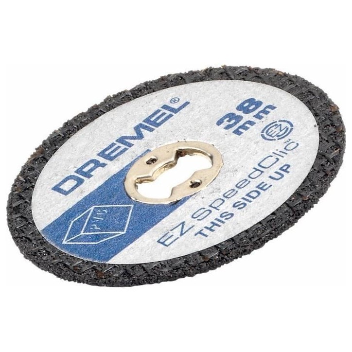 Lot de 5 disques DREMEL S476 EZ SpeedClic pour découper les plastiques et PVC - Ø 38mm, épaisseur 1,2mm