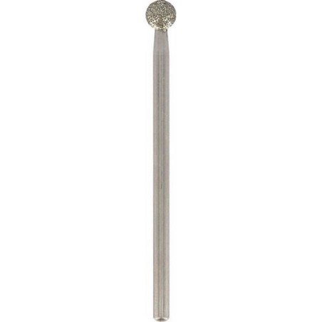DREMEL - Lot de 2 pointes diamantées 4,4mm 7105 - Pour bois, céramiq