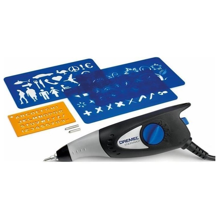 Graveur DREMEL Engraver - Outil de gravure pour bois, métal, verre, plastique et céramique Graveur DREMEL Engraver - Outil de gravure pour bois, métal, verre, plastique et céramique