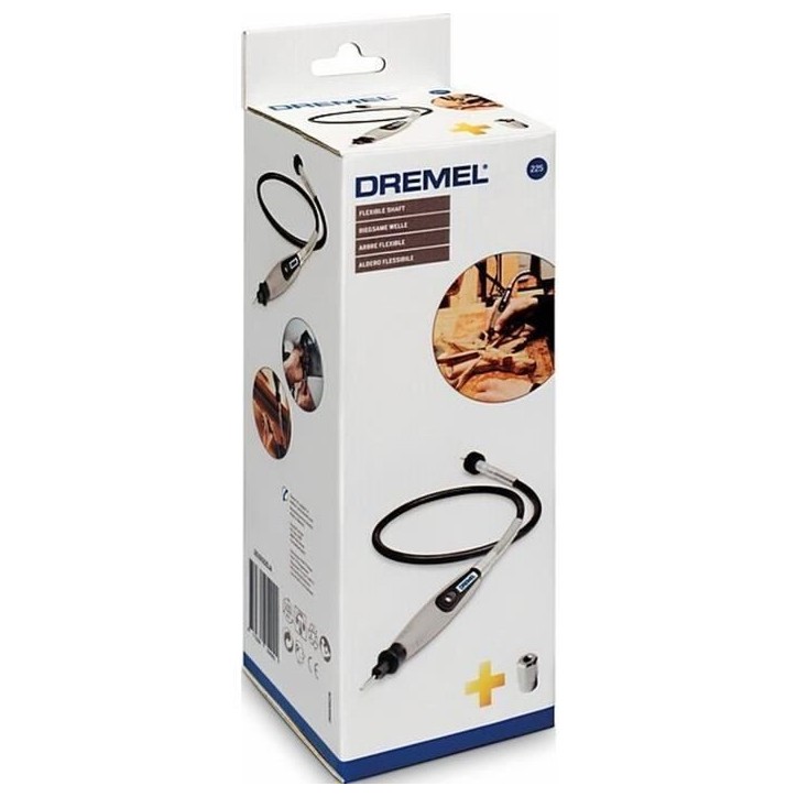 Arbre flexible - DREMEL - 225 - Précision et minutie - Difficile d'acces Arbre flexible - DREMEL - 225 - Précision et minutie - Difficile d'acces
