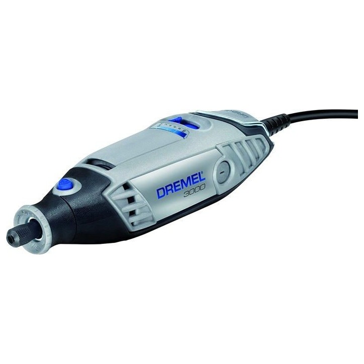 Outil rotatif multifonction DREMEL - filaire 3000/15 - 130W - 15 accessoires + sacoche - F0133000JA Outil rotatif multifonction DREMEL - filaire 3000/15 - 130W - 15 accessoires + sacoche - F0133000JA