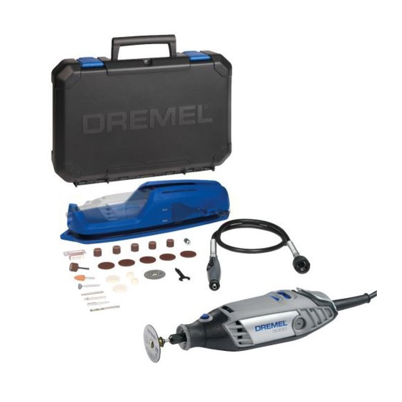 Outil rotatif multifonction DREMEL - filaire 3000-1/25 - 130W - 25 acc Outil rotatif multifonction DREMEL - filaire 3000-1/25 - 130W - 25 acc