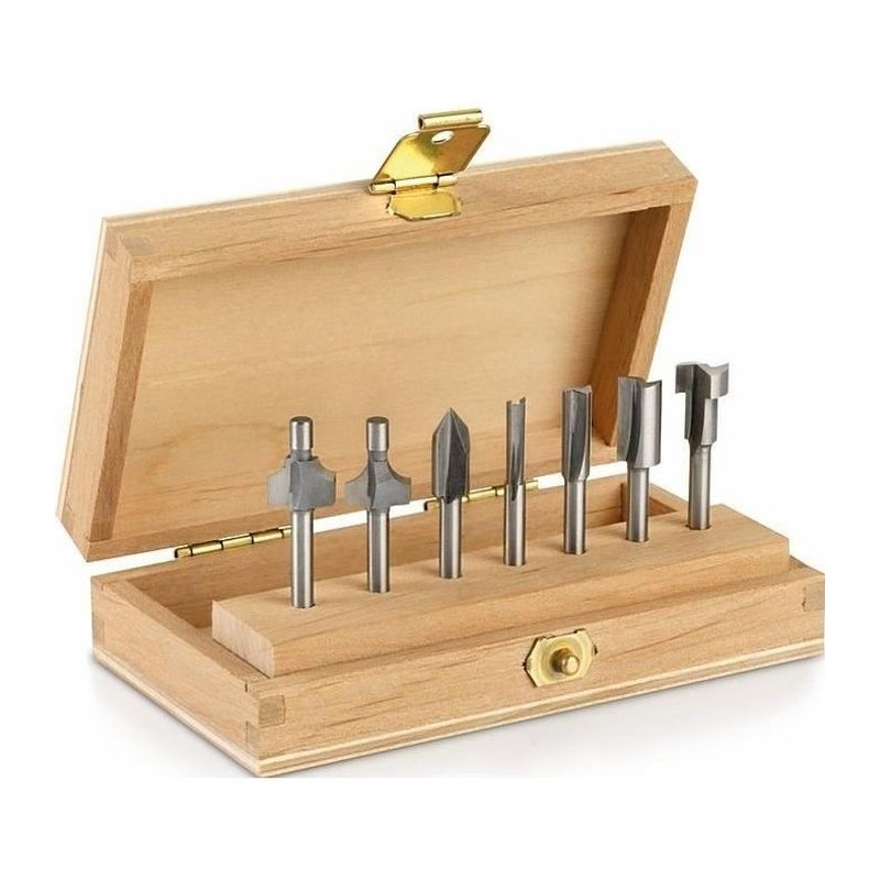 Kit de 7 fraises a defoncer DREMEL - Outils multifonctions rotatifs Kit de 7 fraises a defoncer DREMEL - Outils multifonctions rotatifs