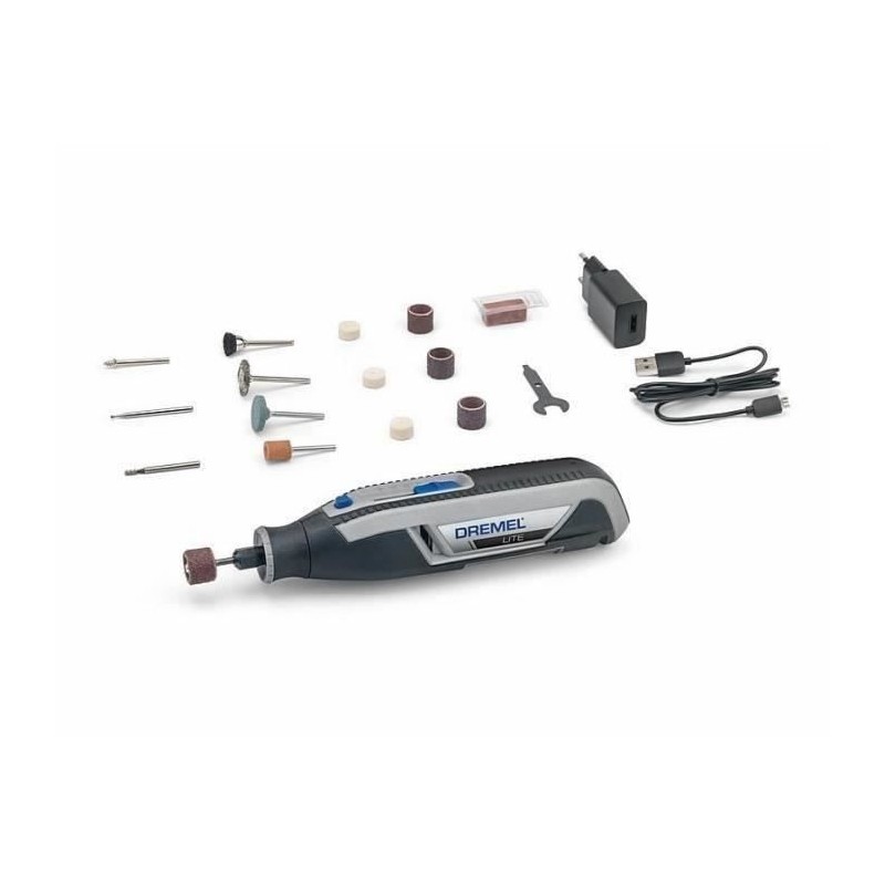 Outil rotatif multifonction DREMEL - sans fil 3,6V 7760/15 - 15 access Outil rotatif multifonction DREMEL - sans fil 3,6V 7760/15 - 15 access