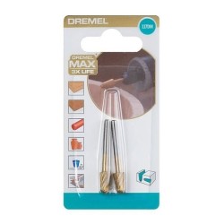 Lot de 2 fraises acier rapide haute longévité Dremel Max 117 - ø 6,