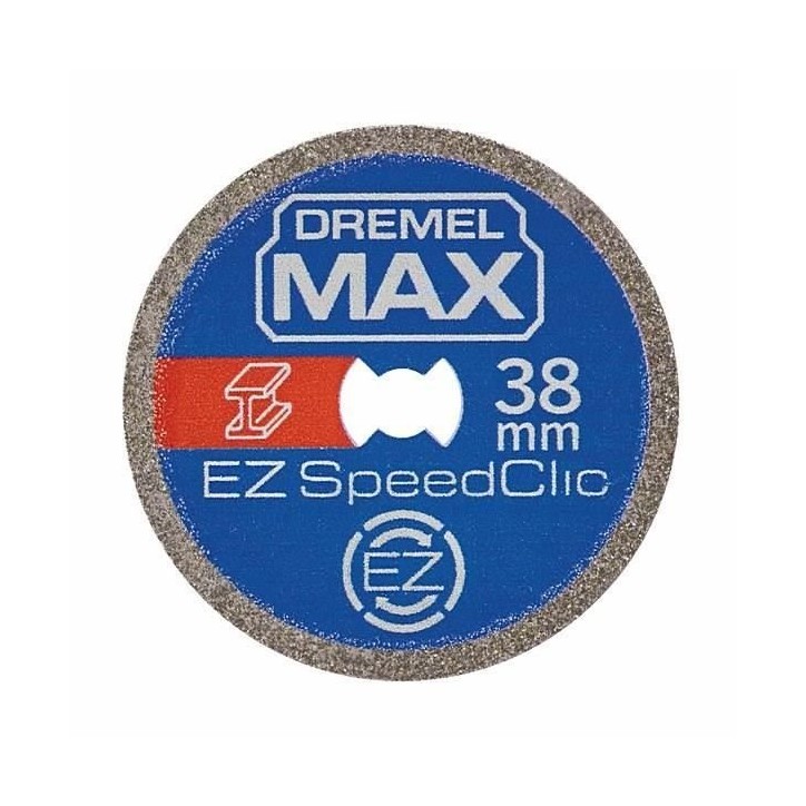 Disque dé découpe haute longévité EZ SpeedClic Dremel Max S456 - ø38mm pour métaux Disque dé découpe haute longévité EZ SpeedClic Dremel Max S456 - ø38mm pour métaux