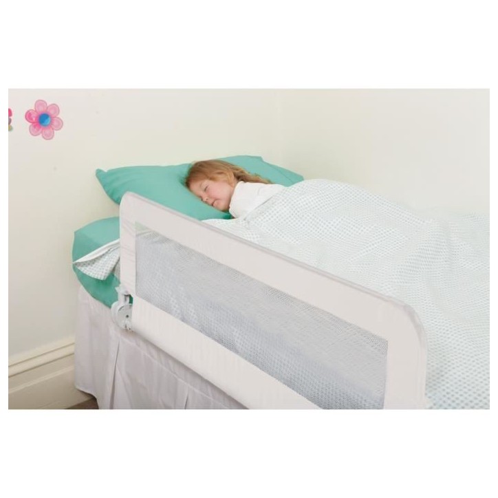 DREAMBABY Barriere de lit Extra large PHoeNIX - Pliable et portable - L 110 x L 45,5 cm - Blanche DREAMBABY Barriere de lit Extra large PHoeNIX - Pliable et portable - L 110 x L 45,5 cm - Blanche