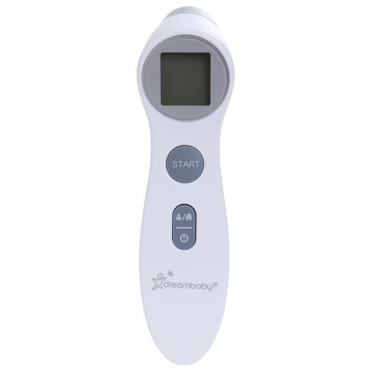 Thermometre frontal numérique - DREAMBABY - Infrarouge sans contact - Mesure de la température de la fievre - Pour bébés et Thermometre frontal numérique - DREAMBABY - Infrarouge sans contact - Mesure de la température de la fievre - Pour bébés et