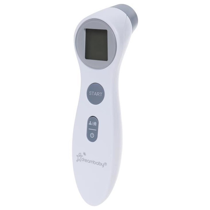 Thermometre frontal numérique - DREAMBABY - Infrarouge sans contact - Mesure de la température de la fievre - Pour bébés et Thermometre frontal numérique - DREAMBABY - Infrarouge sans contact - Mesure de la température de la fievre - Pour bébés et
