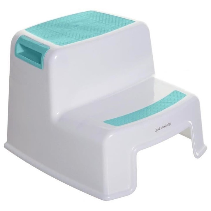 Tabouret marchepied - DREAMBABY - 2 UP - Antidérapant et texturé - Jusqu'a 80 kg pour les petits et les adultes - Aqua Tabouret marchepied - DREAMBABY - 2 UP - Antidérapant et texturé - Jusqu'a 80 kg pour les petits et les adultes - Aqua