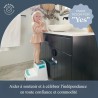 Tabouret marchepied - DREAMBABY - 2 UP - Antidérapant et texturé - J