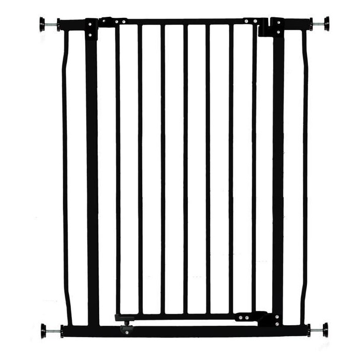 DREAMBABY Barriere de sécurité Extra Haute LIBERTY - Par pression - L 75/81 x H 93 cm - Noire DREAMBABY Barriere de sécurité Extra Haute LIBERTY - Par pression - L 75/81 x H 93 cm - Noire