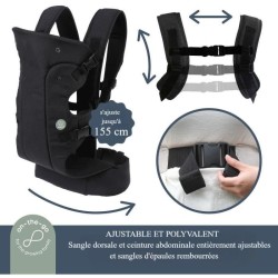 Porte-bébé ajustable 3-1 - DREAMBABY - JOURNEY - Confortable et poly