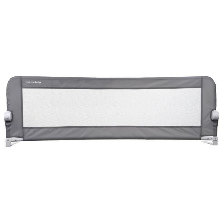 Barriere de lit Dreambaby Nicole - lits encastrés et aux lits plats- Mesurant 150 cm de large et 50 cm de haut - Gris Barriere de lit Dreambaby Nicole - lits encastrés et aux lits plats- Mesurant 150 cm de large et 50 cm de haut - Gris