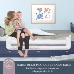 Barriere de lit Dreambaby Nicole - lits encastrés et aux lits plats-