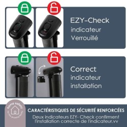 Extra haute barriere de sécurité rétractable - DREAMBABY - 60 a 140