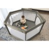 Parc Explore - DREAMBABY - 6 côtés avec base en tissu et cadre rembo