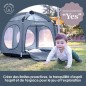 Adventure Parc Pop-Up - DREAMBABY - Tissu avec sac de transport - Housses anti-UV (utilisation extérieur) - Ø 1,3 m - H1 m Adventure Parc Pop-Up - DREAMBABY - Tissu avec sac de transport - Housses anti-UV (utilisation extérieur) - Ø 1,3 m - H1 m