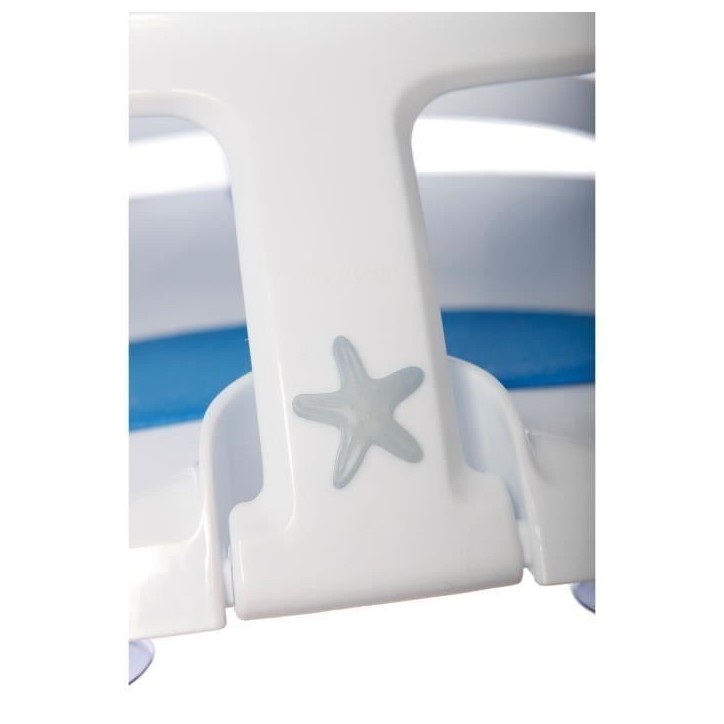 Siege de bain - DREAMBABY - Super confortable - Indicateur de détection de chaleur - 6 a 24 mois jusqu'a 13 kg - Blanc Siege de bain - DREAMBABY - Super confortable - Indicateur de détection de chaleur - 6 a 24 mois jusqu'a 13 kg - Blanc