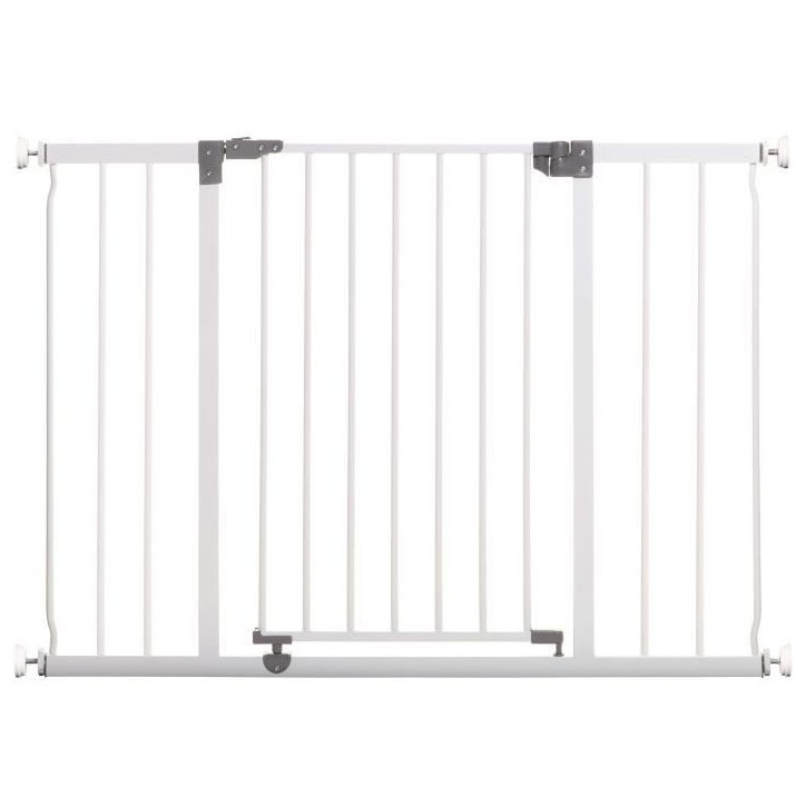 DREAMBABY Barriere de sécurité Extra large LIBERTY - Par pression - L 99/105,5 x H 75 cm - Blanche