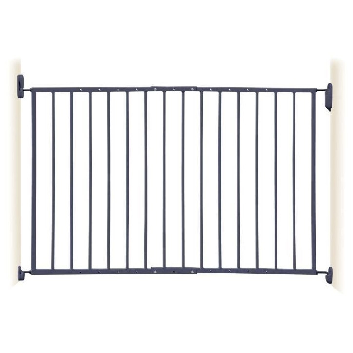 DREAMBABY Barriere de sécurité ARIZONA EXTENDA - A visser - L 68/112 cm - S'ouvre dans les deux sens - Grise