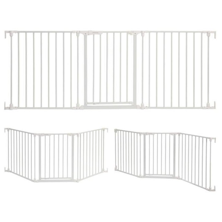Barriere de sécurité enfant - Discovery 3 - DREAMBABY - 74,5 cm a 1,95 cm - Blanc Barriere de sécurité enfant - Discovery 3 - DREAMBABY - 74,5 cm a 1,95 cm - Blanc