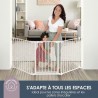 Barriere de sécurité enfant - Discovery 3 - DREAMBABY - 74,5 cm a 1,