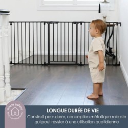 Barriere de sécurité enfant - Discovery 3 - DREAMBABY - 74,5 cm a 1,