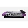 Banquette clic-clac - 3 places – Coton Parcours Mauve– 190 x 92 x