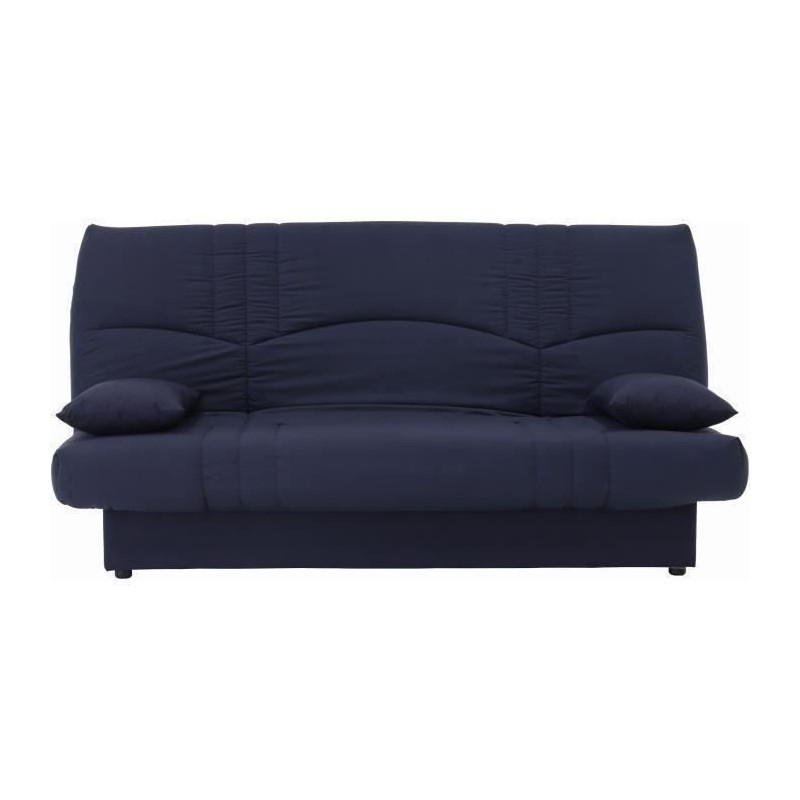 Banquette clic clac 3 places - Tissu bleu foncé - Style Contemporain Banquette clic clac 3 places - Tissu bleu foncé - Style Contemporain