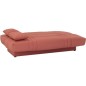 Banquette clic clac 3 places - tissu Terracotta - Style contemporain - L 190 x P 92 cm - DREAM