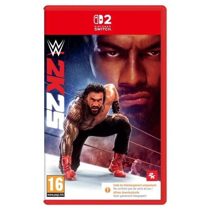 WWE 2K25 - Jeu Nintendo Switch 2 - Code in a box