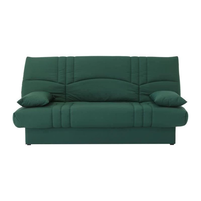 Banquette clic clac 3 places - tissu Vert foret - Style contemporain - Banquette clic clac 3 places - tissu Vert foret - Style contemporain -