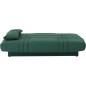 Banquette clic clac 3 places - tissu Vert foret - Style contemporain - L 190 x P 92 cm - DREAM