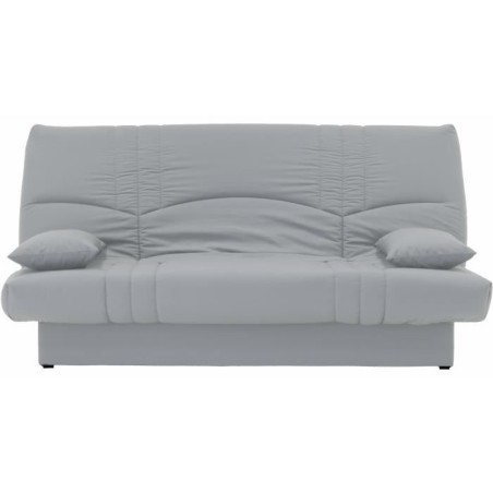 Banquette clic clac 3 places - Tissu gris clair - Style Contemporain -