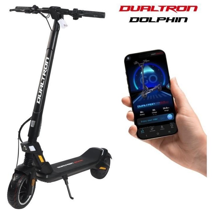 Trottinette électrique - DUALTRON DOLPHIN - roues 9'' - Puissance max 600W - autonomie 50 KM Trottinette électrique - DUALTRON DOLPHIN - roues 9'' - Puissance max 600W - autonomie 50 KM