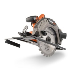 Scie circulaire sans fil 40V Ø185mm - DUAL POWER POWDP25230 - Livrée