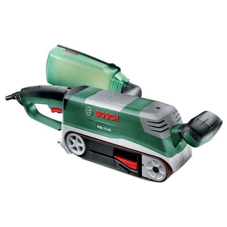 Ponceuse a bande Bosch - PBS 75 AE (Livré avec 1 bande abrasive G 80 et Coffret Standard)