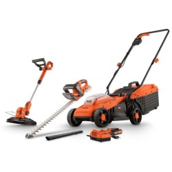 Pack Tondeuse BRUSHLESS 20V 33cm de coupe + coupe-bordures + taille-ha