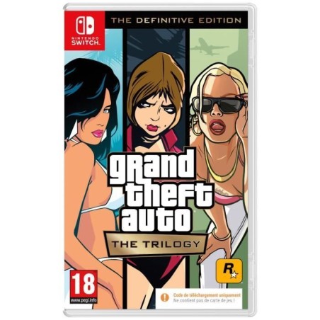 GTA The Trilogy - The Definitive Edition - Jeu Nintendo Switch - Code