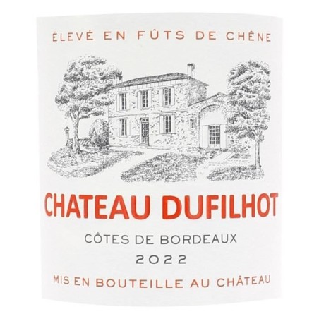 Château Dufilhot 2023 Côtes de Bordeaux - Vin rouge de Bordeaux