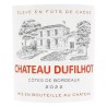 Château Dufilhot 2023 Côtes de Bordeaux - Vin rouge lot de 6 bouteil