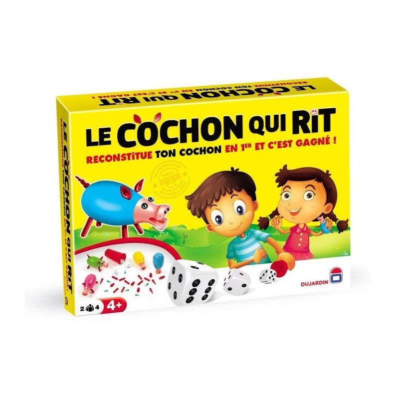 LE COCHON QUI RIT - PAR 4 - Jeu de société - DUJARDIN - Rassemblez v LE COCHON QUI RIT - PAR 4 - Jeu de société - DUJARDIN - Rassemblez v