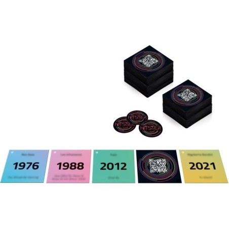 Jeu de société - DUJARDIN - Hitster Summer - a partir de 16 ans - Ambiance - 2 joueurs ou plus