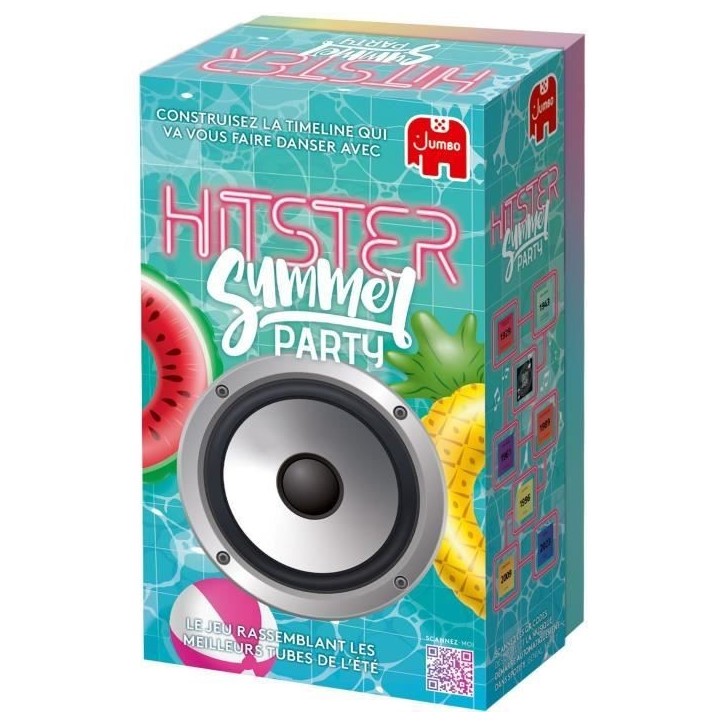 Jeu de société - DUJARDIN - Hitster Summer - a partir de 16 ans - Ambiance - 2 joueurs ou plus